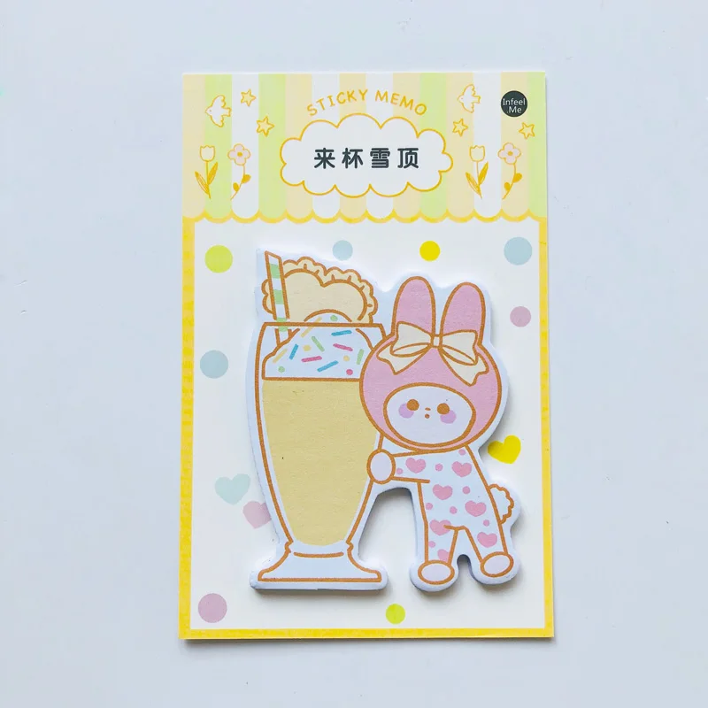 30 страниц Kawaii пингвин снежный кролик блокнот наклейка для планировщика школьные канцелярские принадлежности стикеры блокнот - Цвет: B