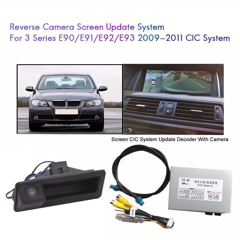 

for BMW 3 Series E90/E91/E92/E93 2009-11 Rear View Reversing Camera CIC System Factory Screen Interface Decoder Module