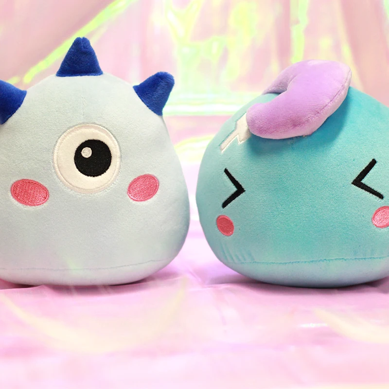 Kawaii геометрический монстр плюшевая кукла коллекция милый динозавр Веселый