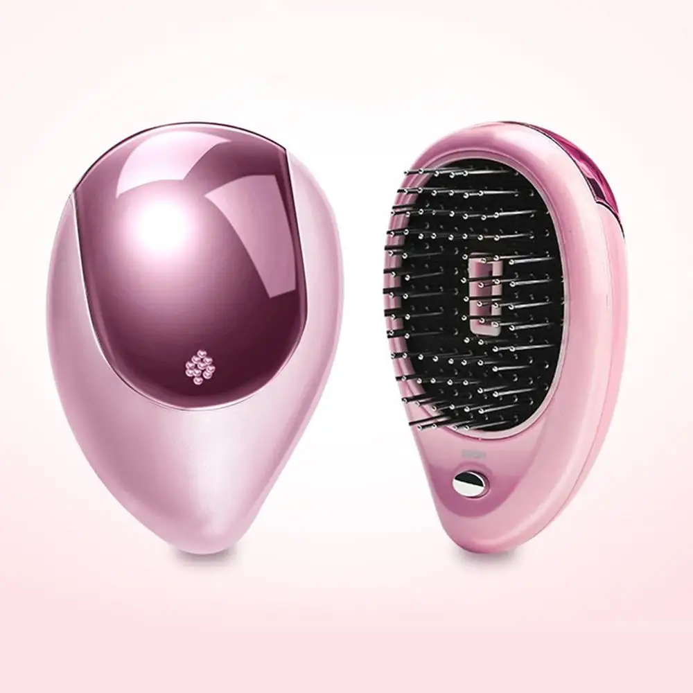 Портативная электрическая Ионная Щетка для волос выпрямитель щетка с