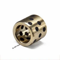 1pcs graphite copper sleeve brass bearing bushing oil self lubricating bearing id 68101214mmod10 20mmlength 8 35mm