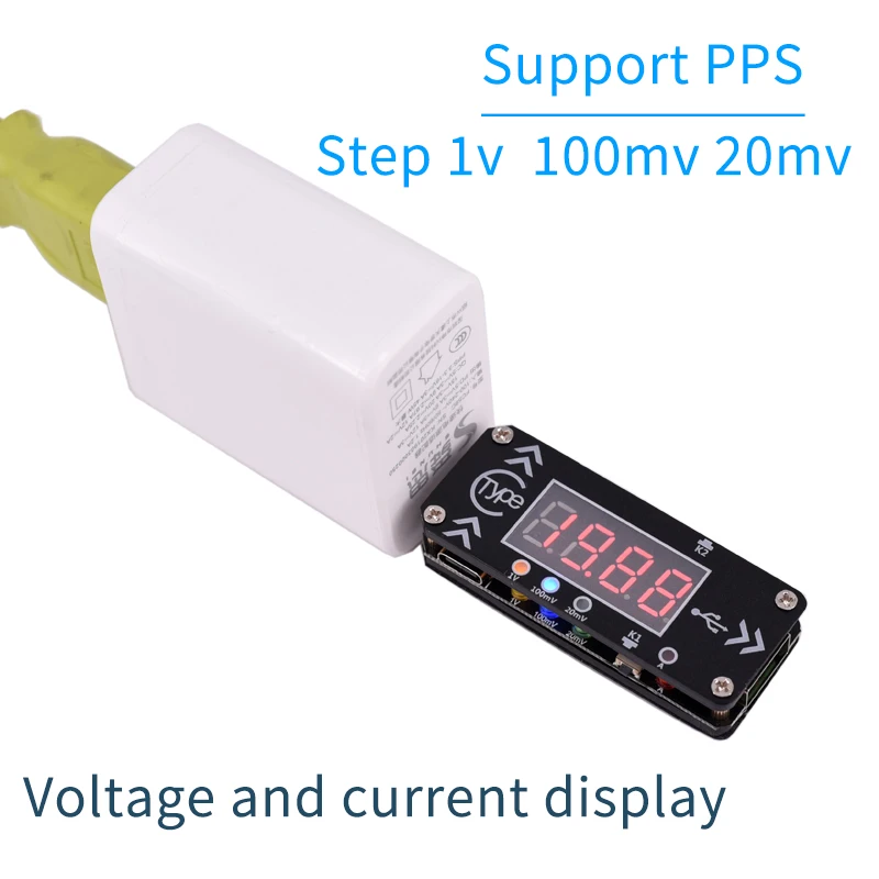 Type C USB PD2.0 PD3.0 to DC Spoof Scam Быстрая зарядка триггерный опрос детектор PD блок питания