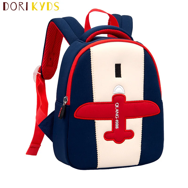 

DORIKYDS Airplane Pilots Kids Toddler Backpack Cool Waterproof Schoolbags Kindergarten Children School Toy Bag