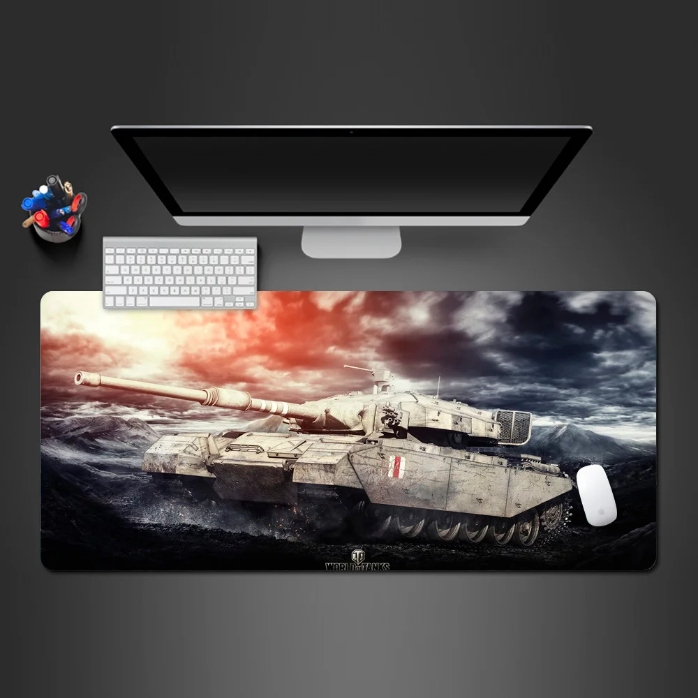 

Mousepad Large HD XXL Desk Mats keyboard pad Mouse Mat World of Tanks Laptop Anti-slip Natural Rubber Soft Table Mat Mice Pad