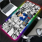 Rgb-коврик компьютерный светящийся со светодиодной подсветкой и USB-портом