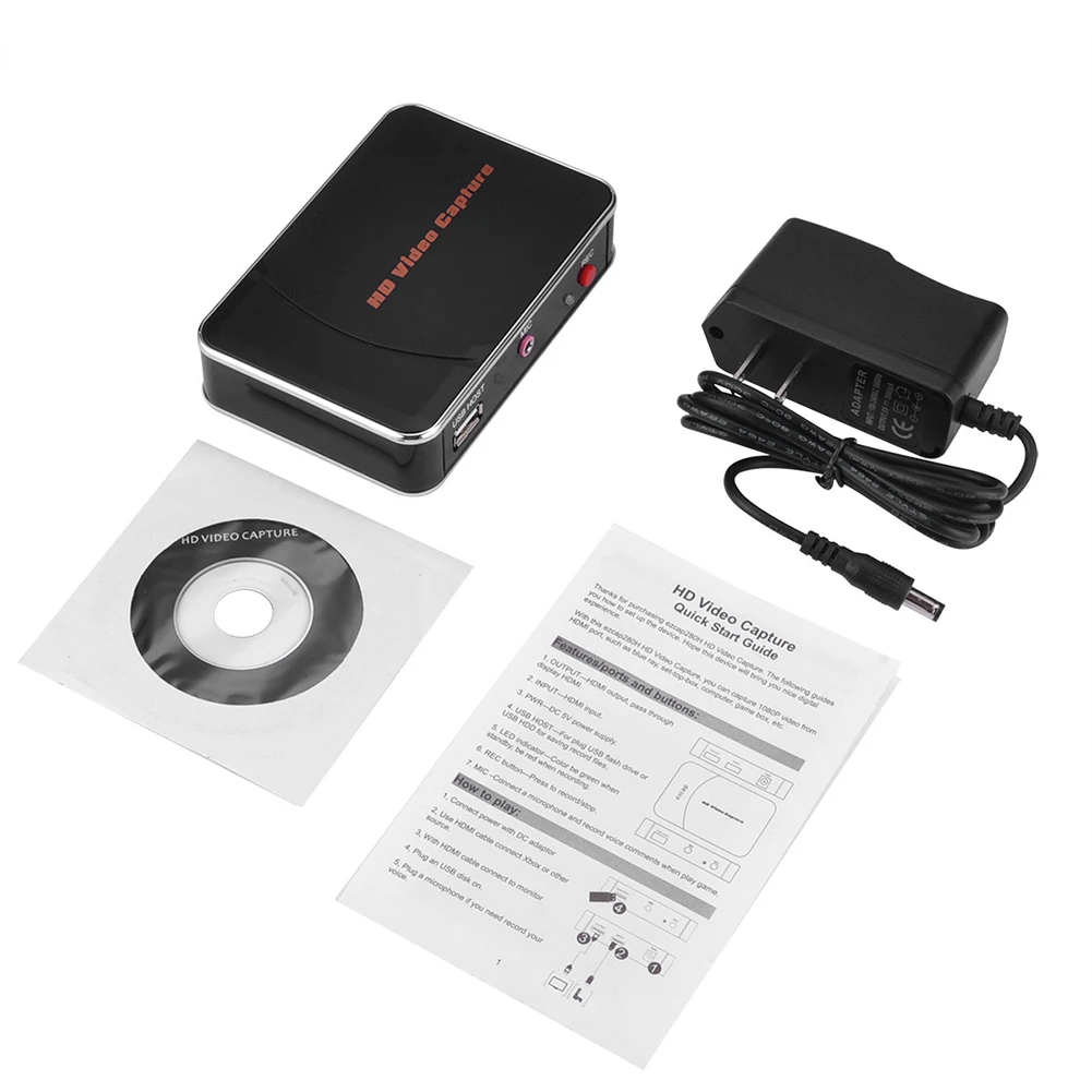 Игровой портативный для компьютера конвертер USB адаптер HD HDCP PC DVD рекордер Захват аудио, видео карта HDMI