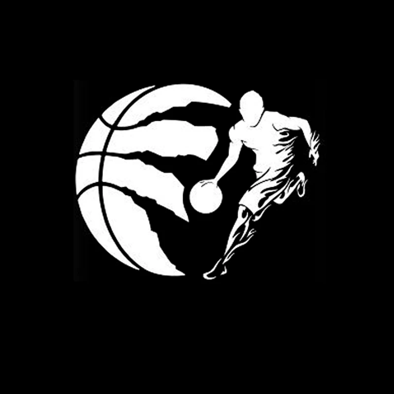 

14.2cm * 11.3cm Fashion Basketball Player Car Sticker Motorcycle Sticker PC Waterproof Sunscreen Decals