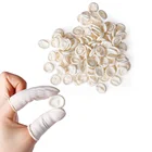 Одноразовый чехол на палец перчатки из натурального каучука с нескользящей подошвой из латекса кроватки пальцев Защитная крышка