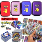 10-50 шт. Покемон 50 В Макс 50 GX хит продаж для детей битва английская версия игры ярлык команда Блестящий Vmax TOMY карты покемона