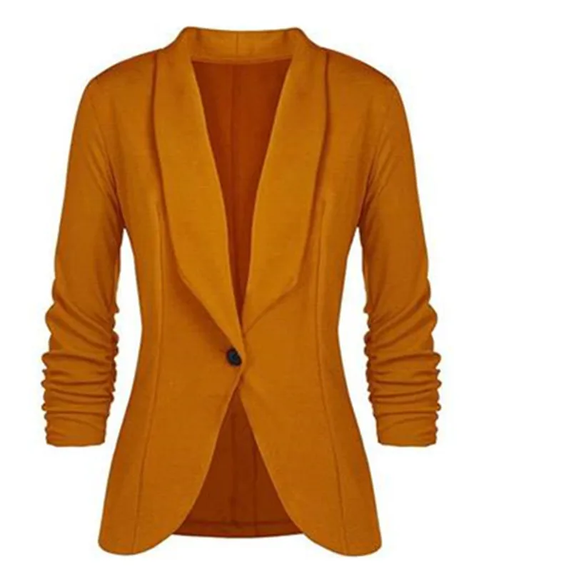 2021 осенние женские плиссированными рукавами для работы в офисе пальто женщин