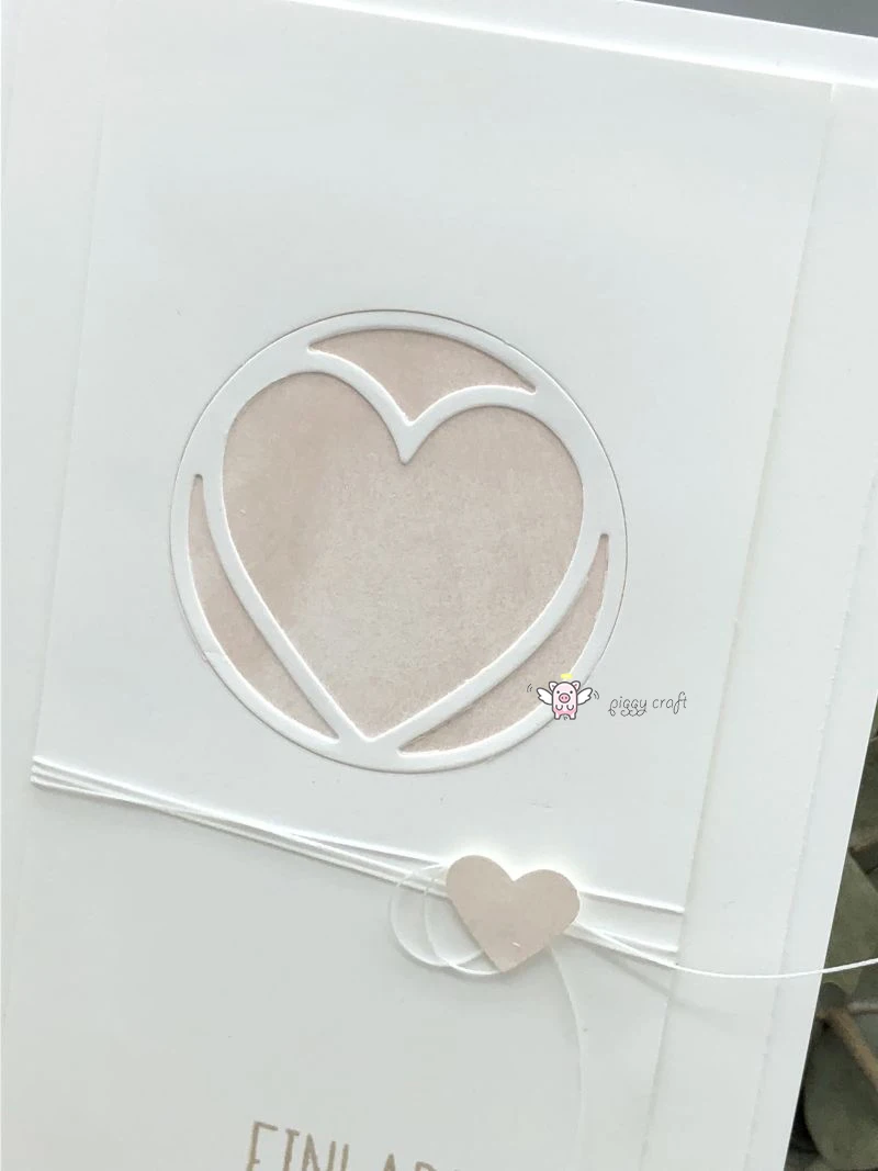 PP ремесленный Металл резки штампы высечки формы новый сердце кольцо украшение