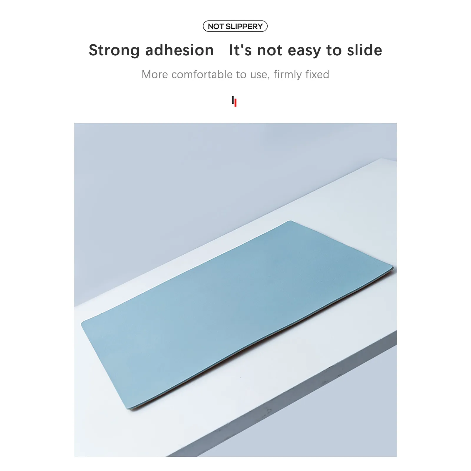 Однотонный офисный коврик для мыши кожаный двухсторонний Водонепроницаемый из