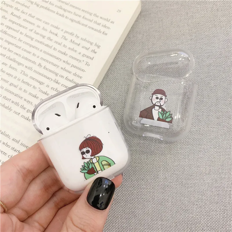 Чехол с забавным ноздрем для Airpods чехол мультяшным поросенком прозрачный жесткий