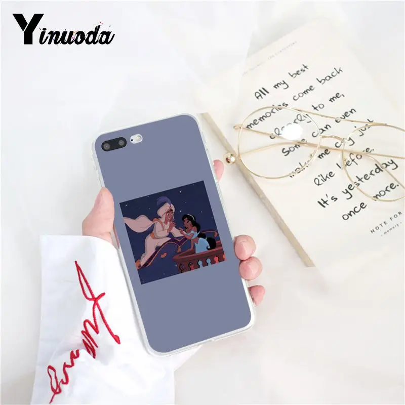 Yinuoda Аладдин Принцесса Жасмин чехол мягкий чехол для телефона для iPhone X XS MAX 6 6S 7 7plus 8 8Plus 5 5S XR 11 Pro Max