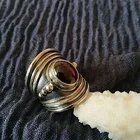 Женское кольцо из серебра 925 пробы, элегантное кольцо в ретро стиле с красным драгоценным камнем, свадебное обручальное вечернее кольцо, размер 5-11