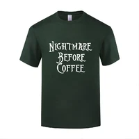 funny nightmare before coffee cotton t shirt fun men o neck summer short sleeve tshirts s 3xl tops tees