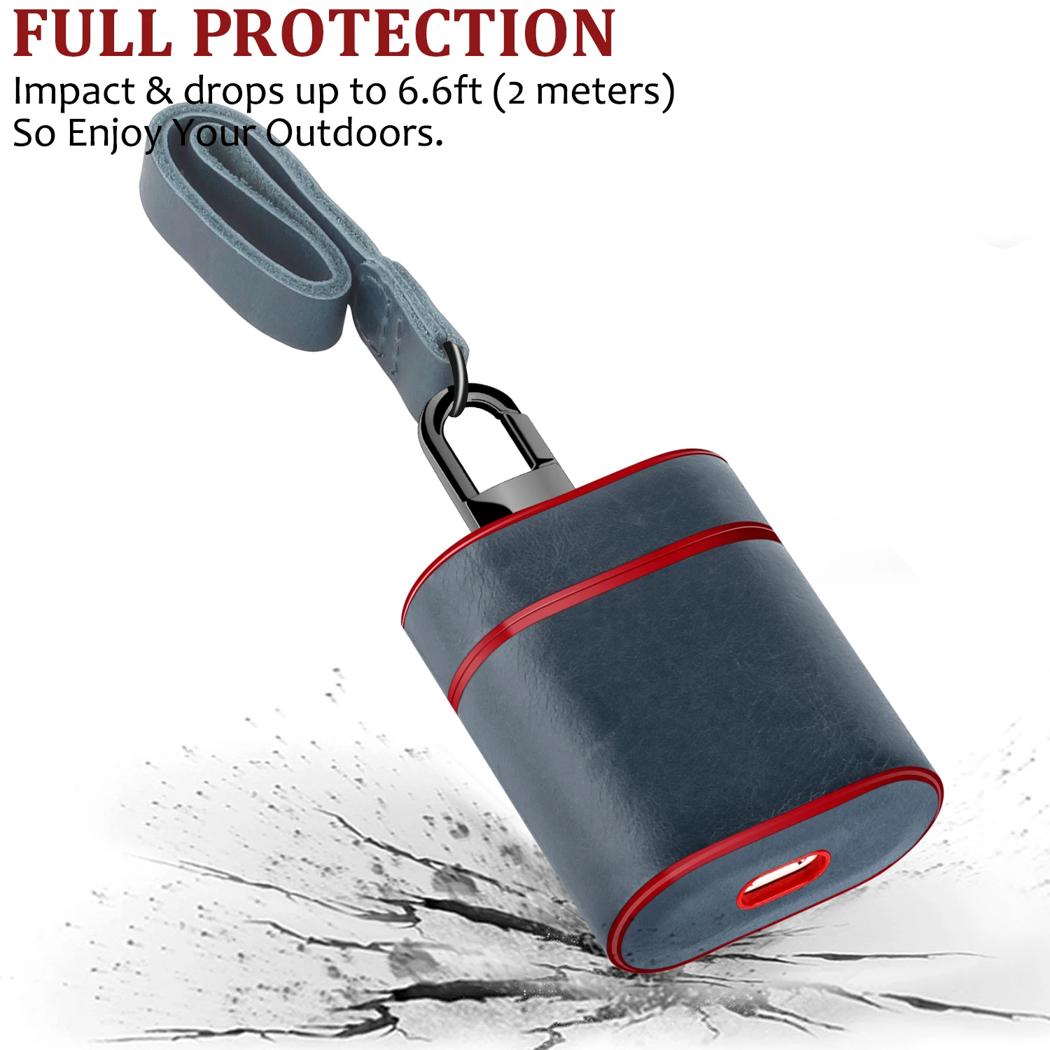 ForAirpodsProtectiveCaseWirelessBluetoothHeadsetBoxChargingBagLeatherCoverShell | Электроника