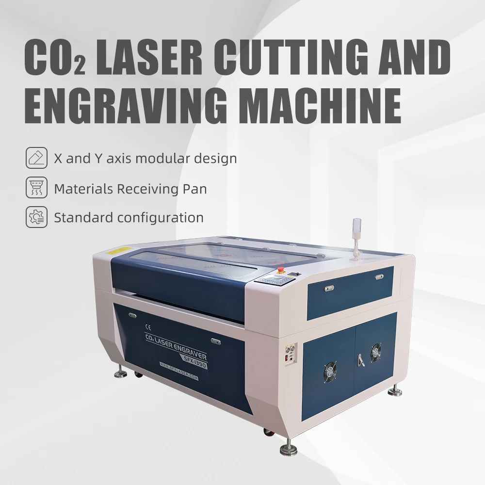

130W CO2 Laser Cutting Machine Laser Engraving Machine with Ruida System S&A Water Chiller