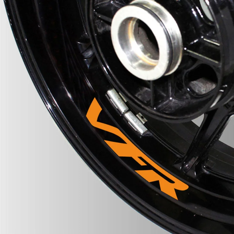 Motorcycle Reflective wheel Tire logo creative stickers rim inner Decorative waterproof decals For Honda VFR 750 800 400 1200 | Автомобили