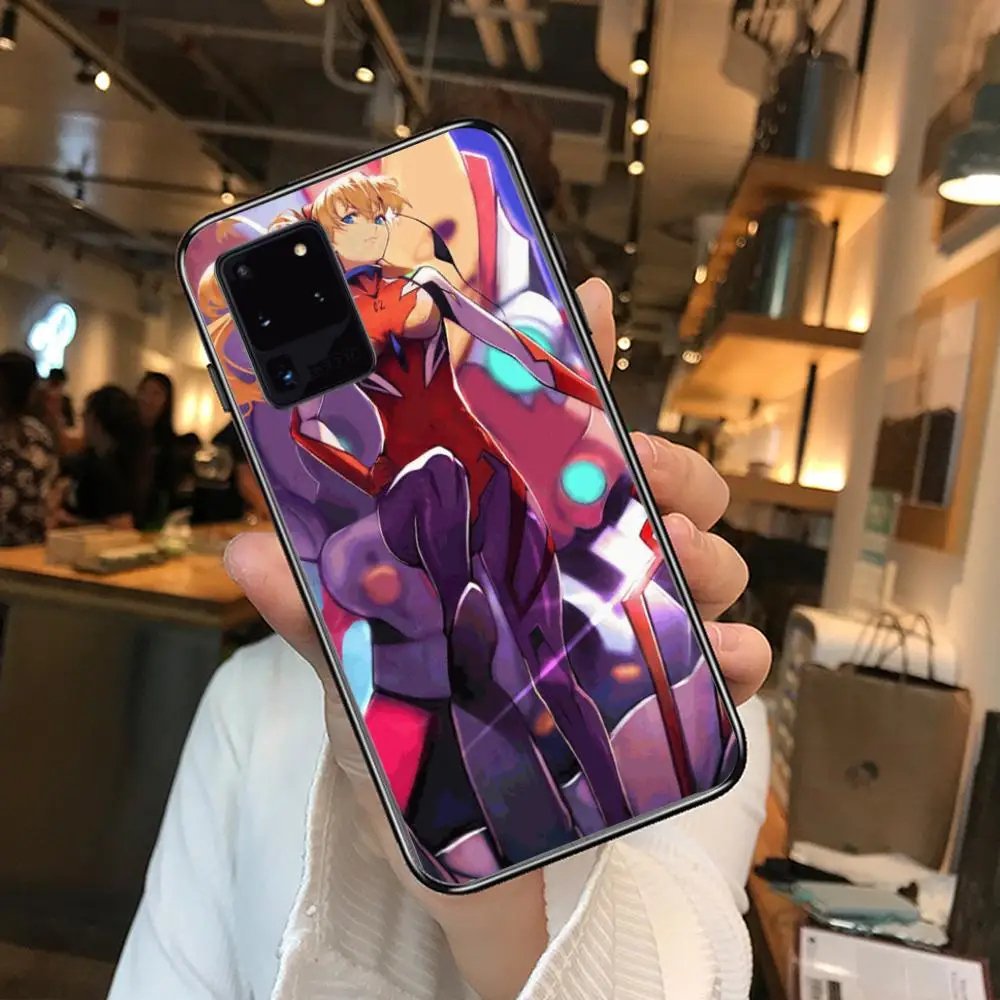 

Anime Genesis Evangelion Style Phone cover hull For SamSung Galaxy S 6 7 8 9 10 20 21 Plus Edge E note 5G Lite Ultra black sof