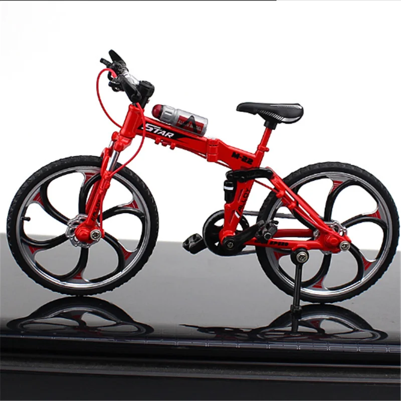 Фото - 1:10 Scale Alloy Decast Mini Simulation Road Bike Collapsible Model Mountain Bicycle Cross The Street Collection For Children 330 cross mountain носки 1 xl 46 49