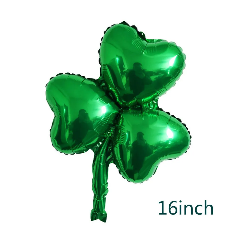 Зеленые воздушные шары украшение на День Святого Патрика фестиваль в Ireland