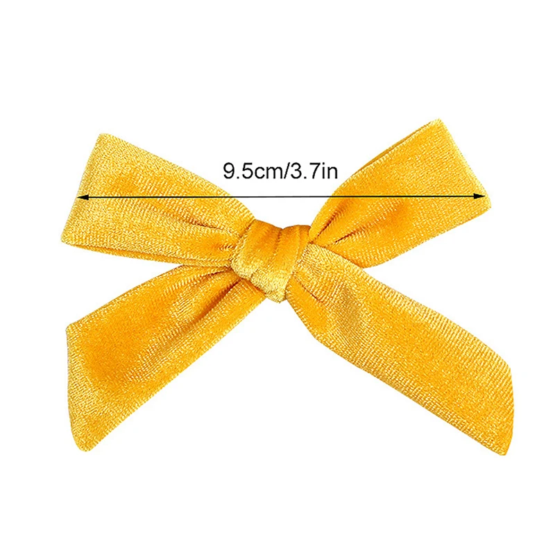 1PC Girls Velvet Bows Hair Clip Hairpins for Women Autumn winter Hairgrips Headwear Cute Bow Barrettes Accessories |