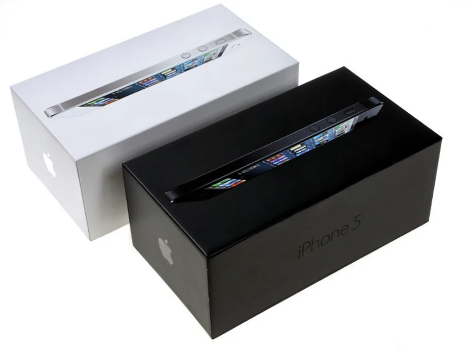 iPhone 5 разблокированный мобильный телефон 16 Гб/32 ГБ/64 Гб ПЗУ двухъядерный 3g 4,0 дюйма 8MP камера iCloud wifi gps IOS OS сотовые телефоны