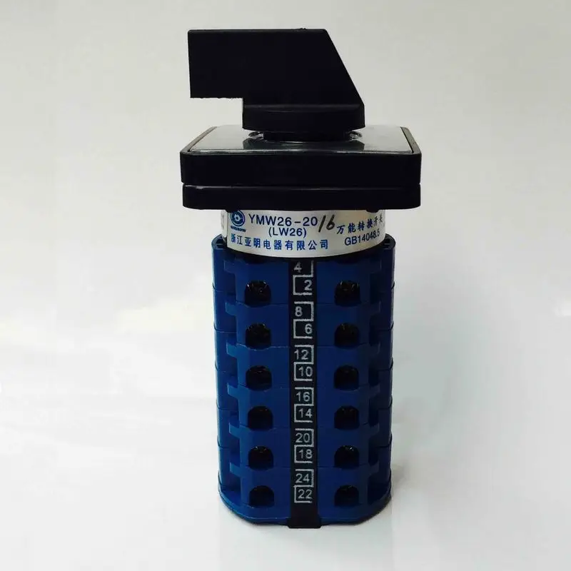 Поворотный переключатель для распределительной коробки двигателя бытовой