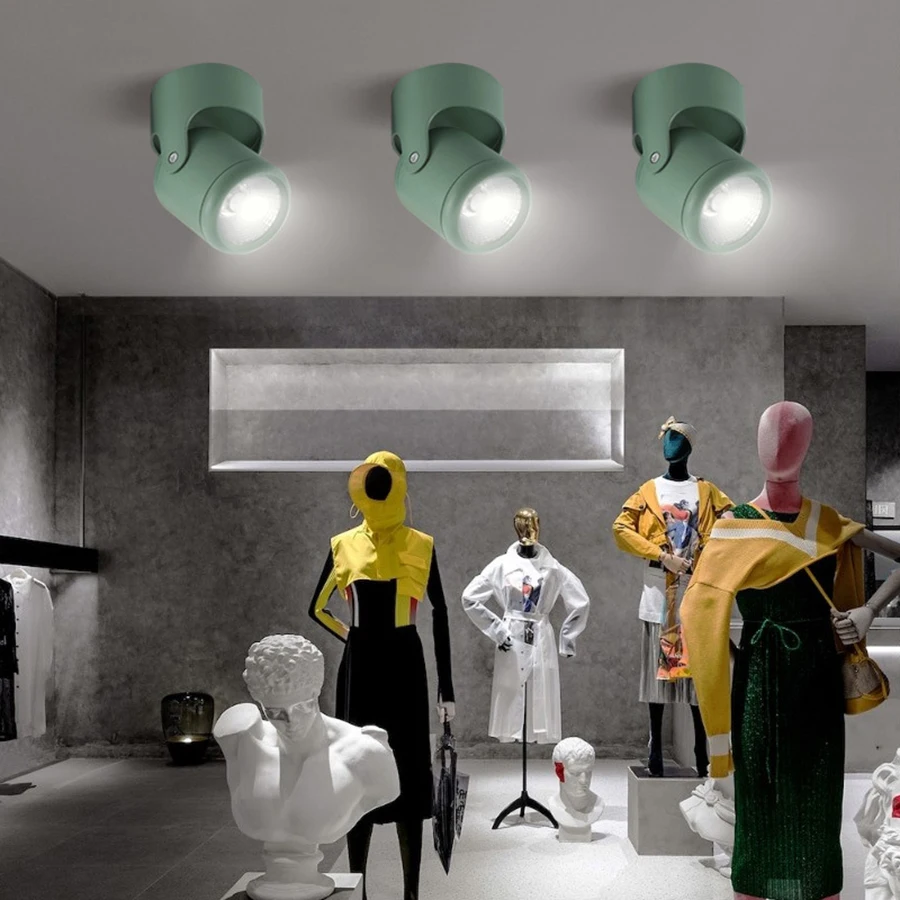 Светодиодный прожектор с поверхностным креплением вращающийся светильник