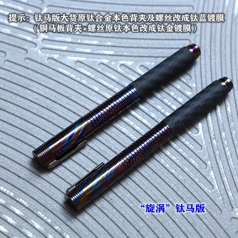 Murah EDC Titanium Alloy Keselamatan Taktis Pena Menulis Multifungsi Portable Alat