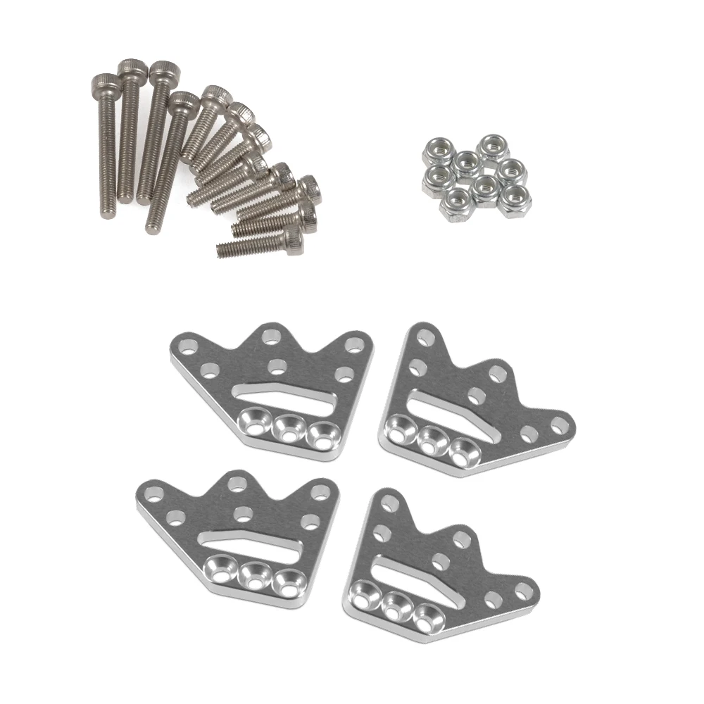 axspeed 4 шт компл черный серебрист