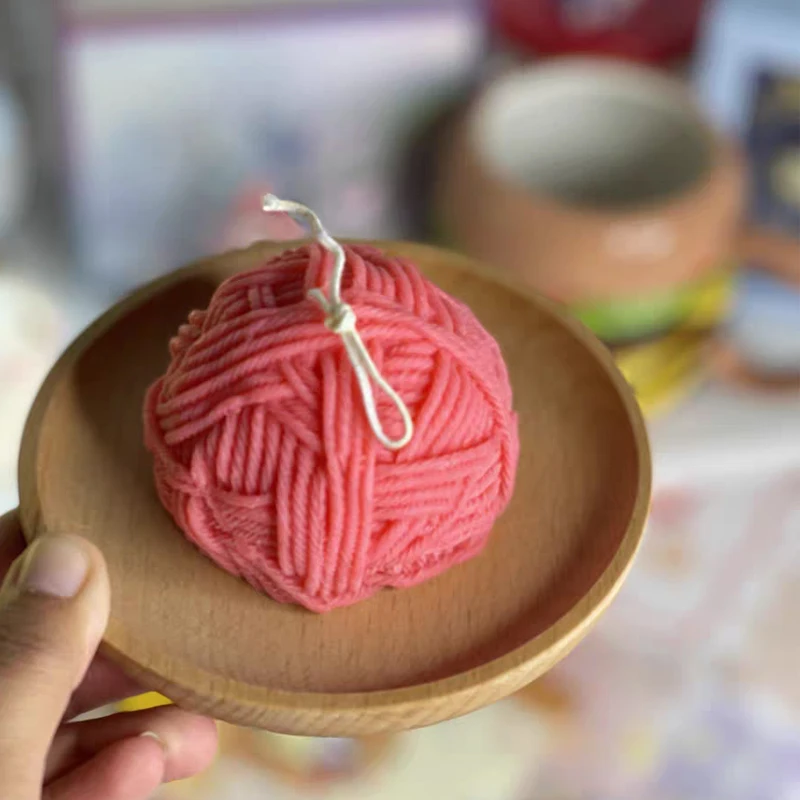 3D Вязание шерсть формы для свеч DIY ароматический гипс делает свечку мыльный