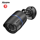AZISHN H.265 5MP 2592X1944 CMOS аудио IP Камера Водонепроницаемый Распознавание лиц мужские солнцезащитные очки деньночь XMEye P2P CCTV Cam POE48V Z78BS60-5MP