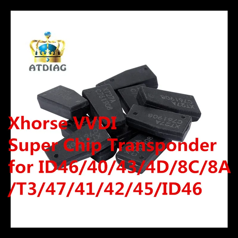 1-100 шт. Xhorse VVDI супер чипа для ID46/40/43/4D/8C/8A/T3/47/41/42/45/ID46 для VVDI2 VVDI ключ инструмент/мини ключевой Инструмент
