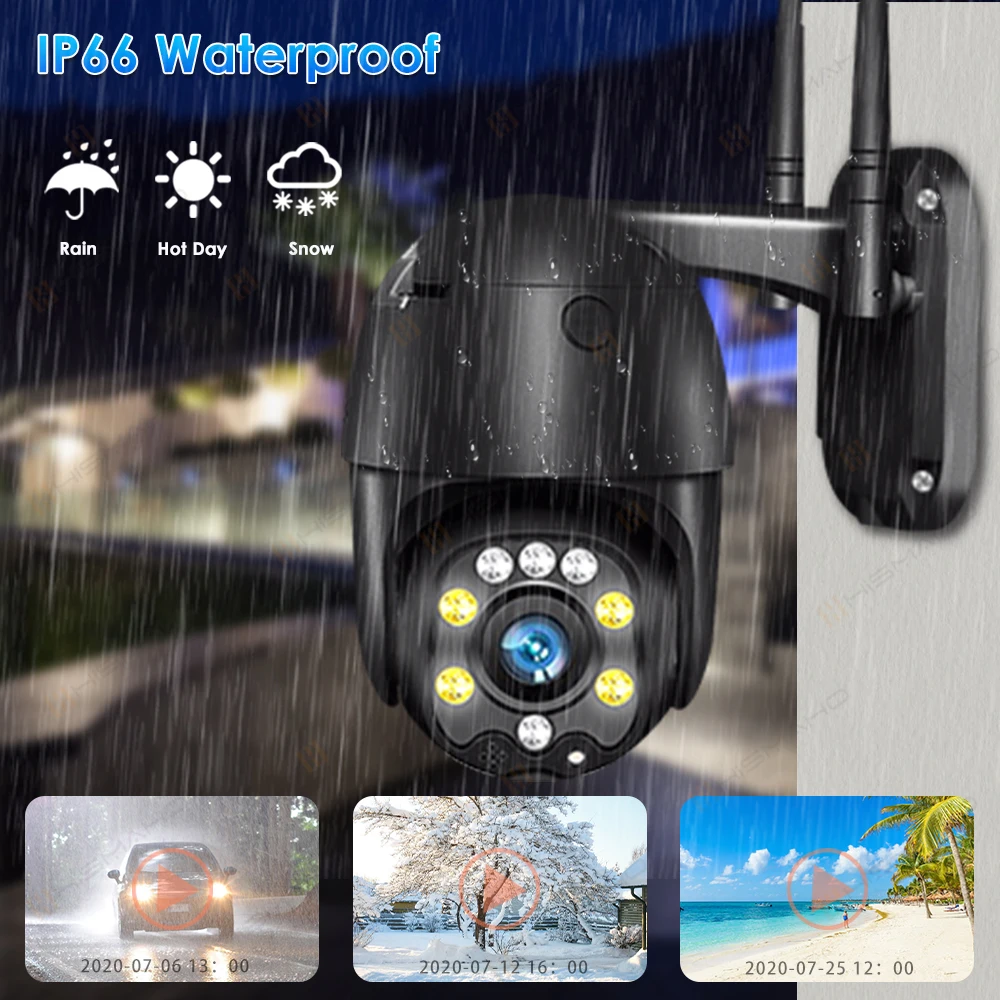 IP-камера видеонаблюдения 5 МП 4G Sim-карта 1080P Wi-Fi 5-кратный зум PTZ | Безопасность и