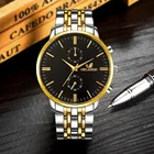Мужские наручные часы 2019, роскошные брендовые Орландо, мужские кварцевые часы, мужские часы в деловом стиле, мужские часы, повседневные модные наручные часы для мужчин