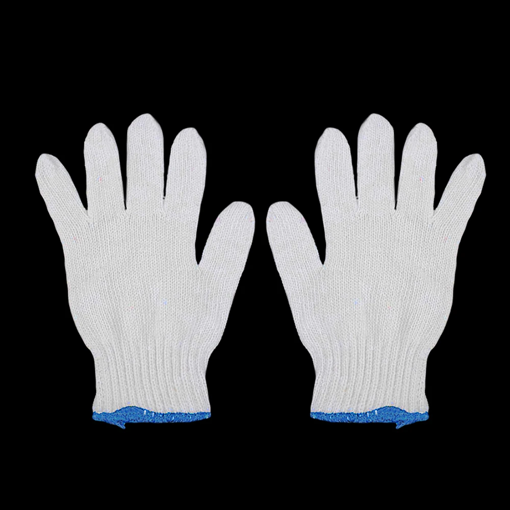 5Pairs Household Hand Gloves Garden Work Thin Cotton Glove Gardening Construction Welding Woodworking | Дом и сад