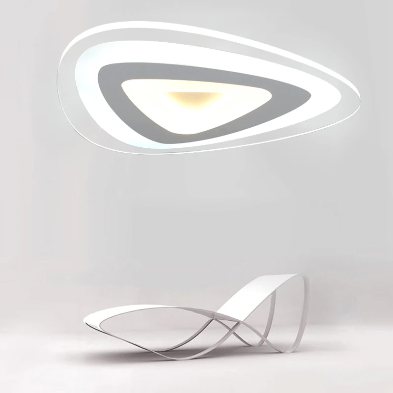 Ультратонкие треугольные потолочные светильники для гостиной спальни домашний