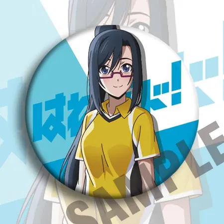 

8pcs/1lot Anime The Badminton Play of Ayano Hanesaki Aragaki Nagisa Figure 5027 Badges Round Brooch Pin Gifts Kids Toy
