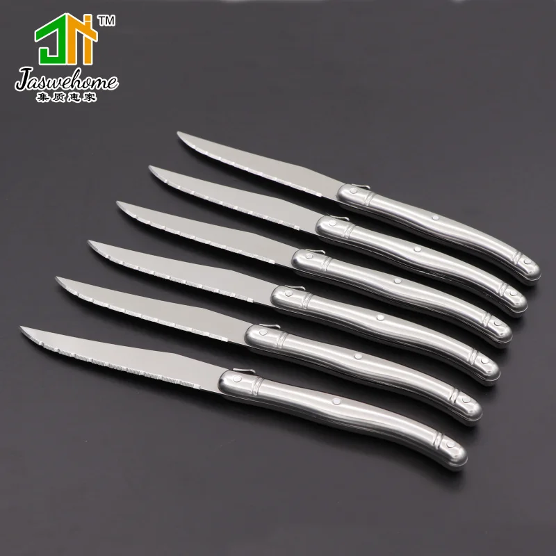Набор из 6 ножей Jaswehome для стейка нержавеющей стали столовые приборы - купить по