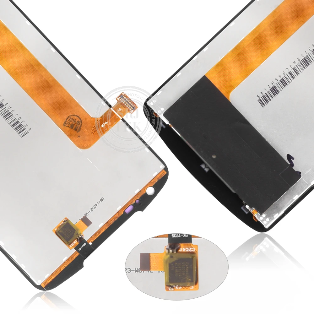 SRJTEK 5.3" Дисплей с сенсорным экраном для Lenovo S920, сборка матрицы дигитайзера стекла для замены.