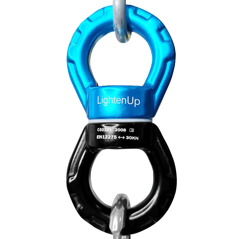 

Вертлюжный соединитель для каната 30KN, 8 форм, для наружного скалолазания, безопасное вращающееся устройство, алюминиевый и магниевый сплав ...