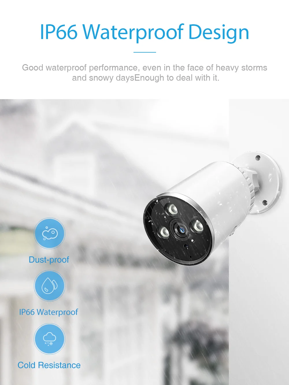 FREDI YCC365 IP камера 3.0MP Водонепроницаемая наружная цилиндрическая камера безопасности камера наблюдения беспроводная сеть WiFi CCTV камера