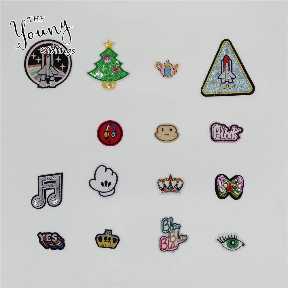 Набор стильных вышитых наклеек для одежды 1 шт.|Заплатки| |