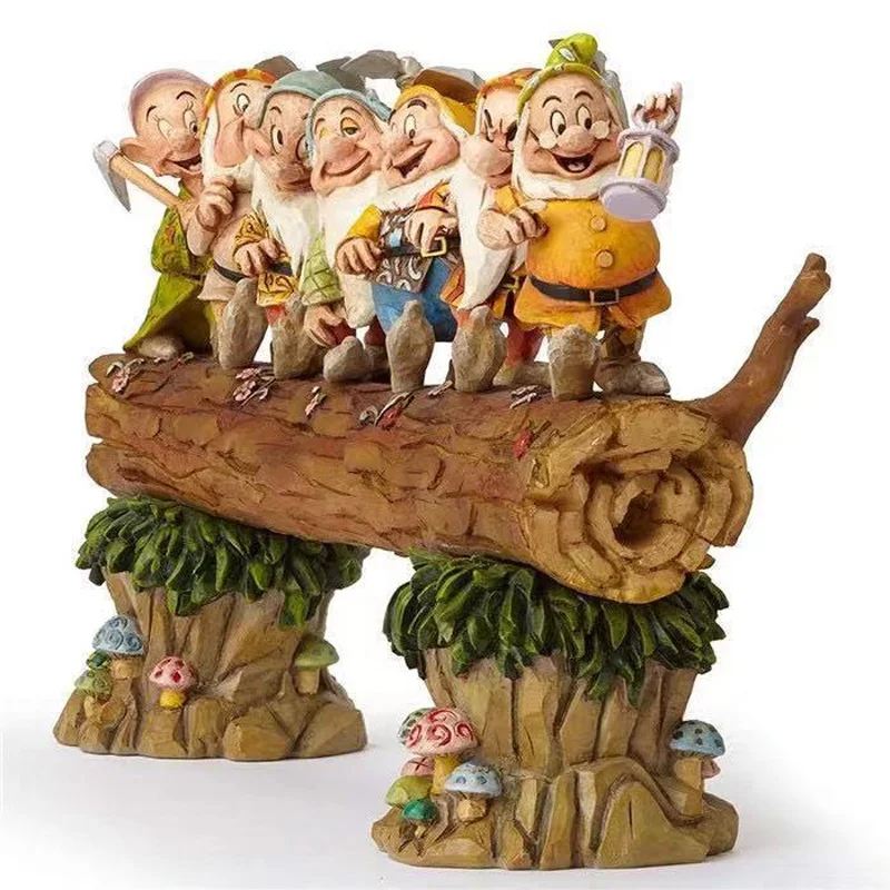 

Dwarf Gnome Resin Statues Handmade Seven Dwarf Trees Gnome Decorate The Garden Seven Dwarfs Statue Set Gardens Accessories