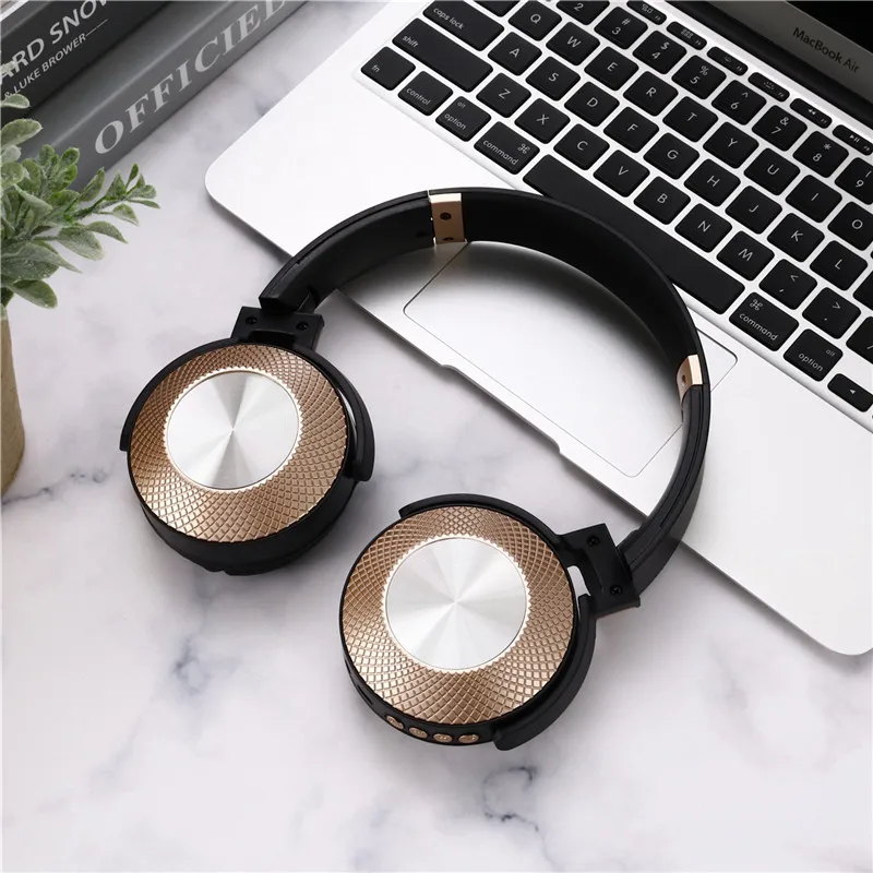 Недорогая беспроводная bluetooth-гарнитура складная Hi-Fi Музыкальная гарнитура с