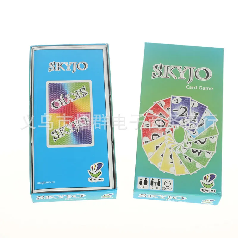 Точка английская версия skyjo карточная игра головоломка настольная