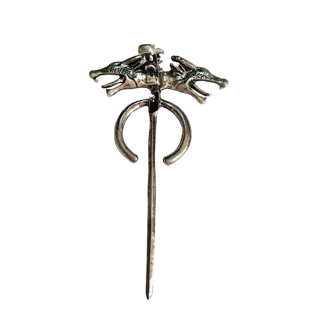 Brooch Игра престолов сезон 7 Дейенерис Таргариен Косплей Костюм для взрослых мать драконов Хэллоуин наряд COSPLAYONSEN - Цвет: Brooch