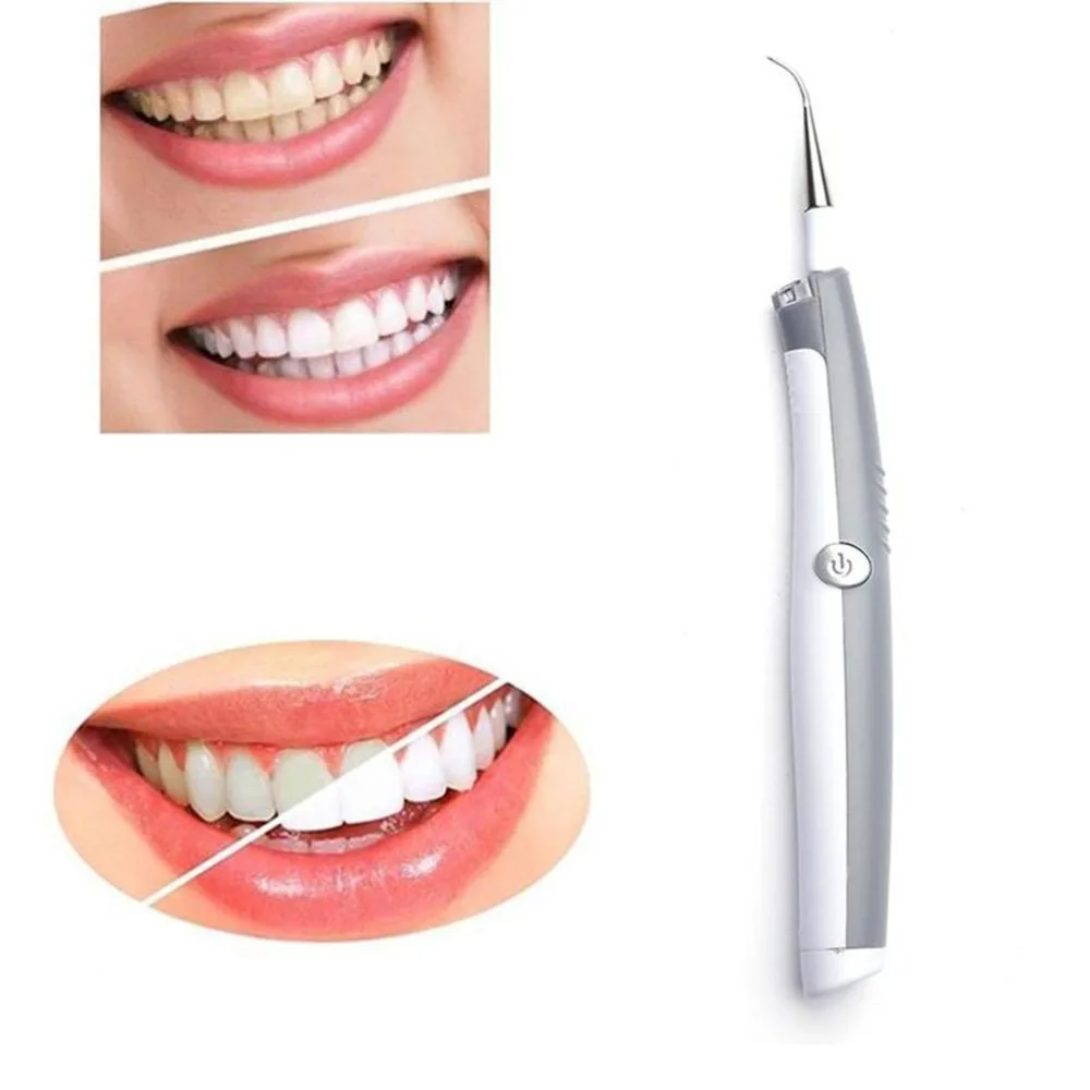 

1pcs Electric Sonic Tooth Stain Eraser Plaque Remover Vibrating Teeth Beauty Tool Kit Teeth Pic Whitening Dental Cleaning System